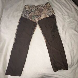 Wrangler Rugged Wear Mens 40x34 Camo Brush Guard Denim Hunting Realtree Pants